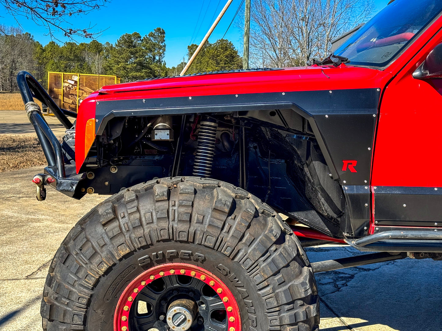 Rusty's XJ Front Crawler High Clearance Steel Fender Flares- XJ