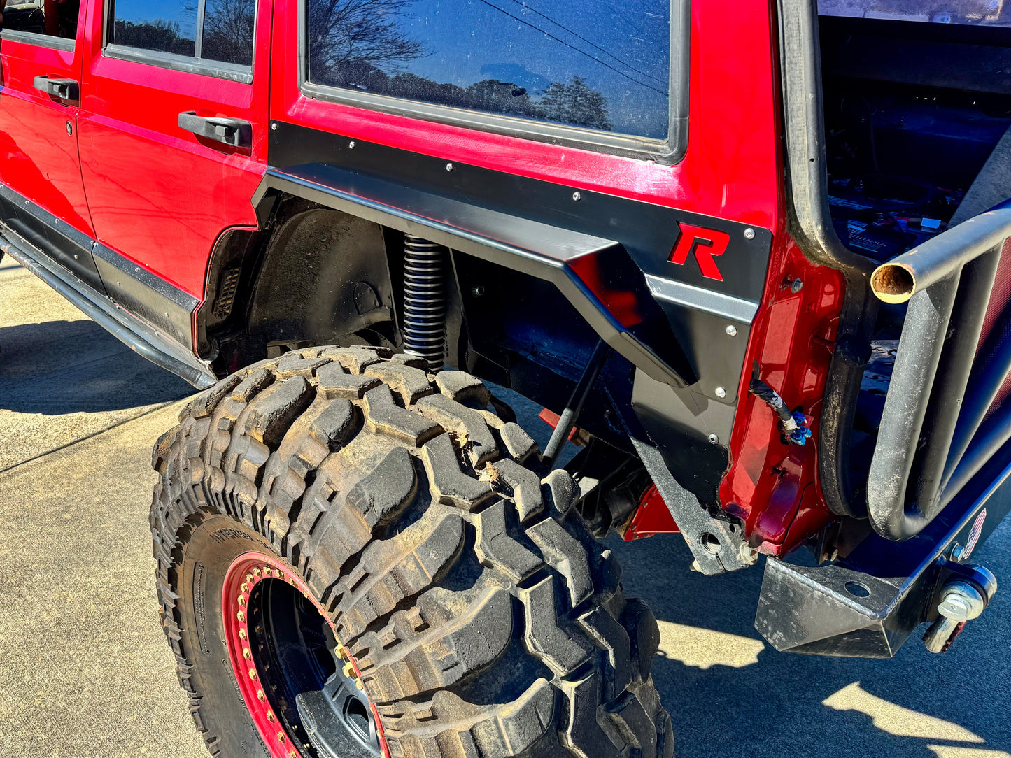 Rusty's XJ Front and Rear Crawler High Clearance Steel Fender Flare Package - XJ 4-Door