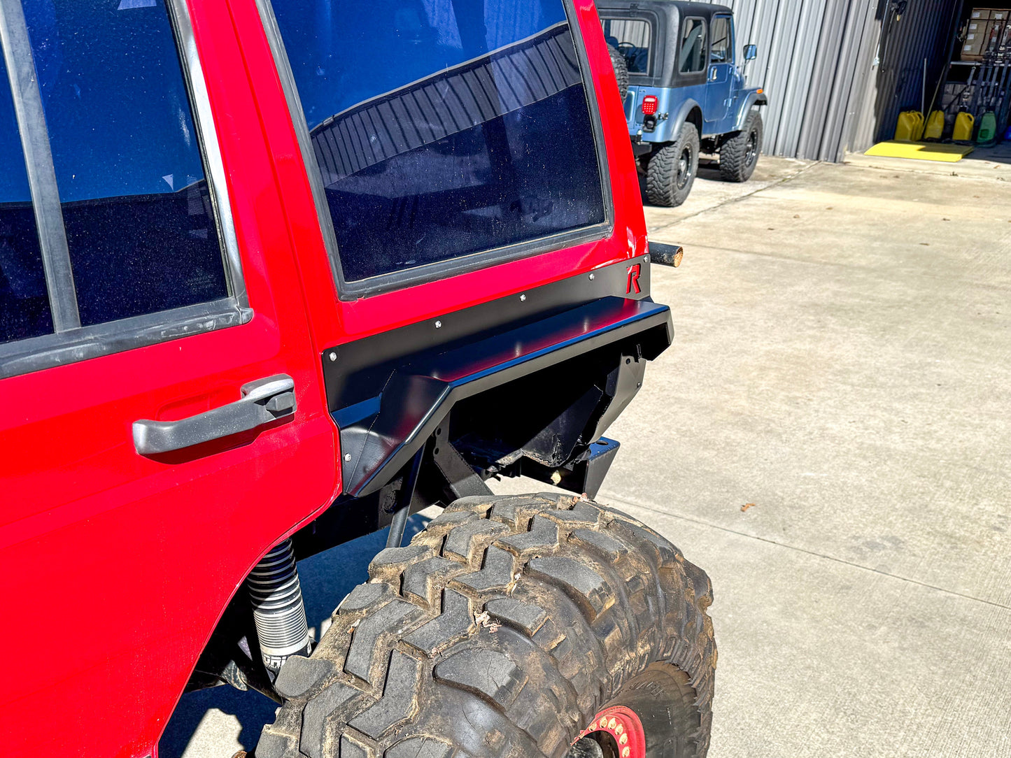 Rusty's XJ  Rear Crawler High Clearance Steel Fender Flares - XJ 4-Door