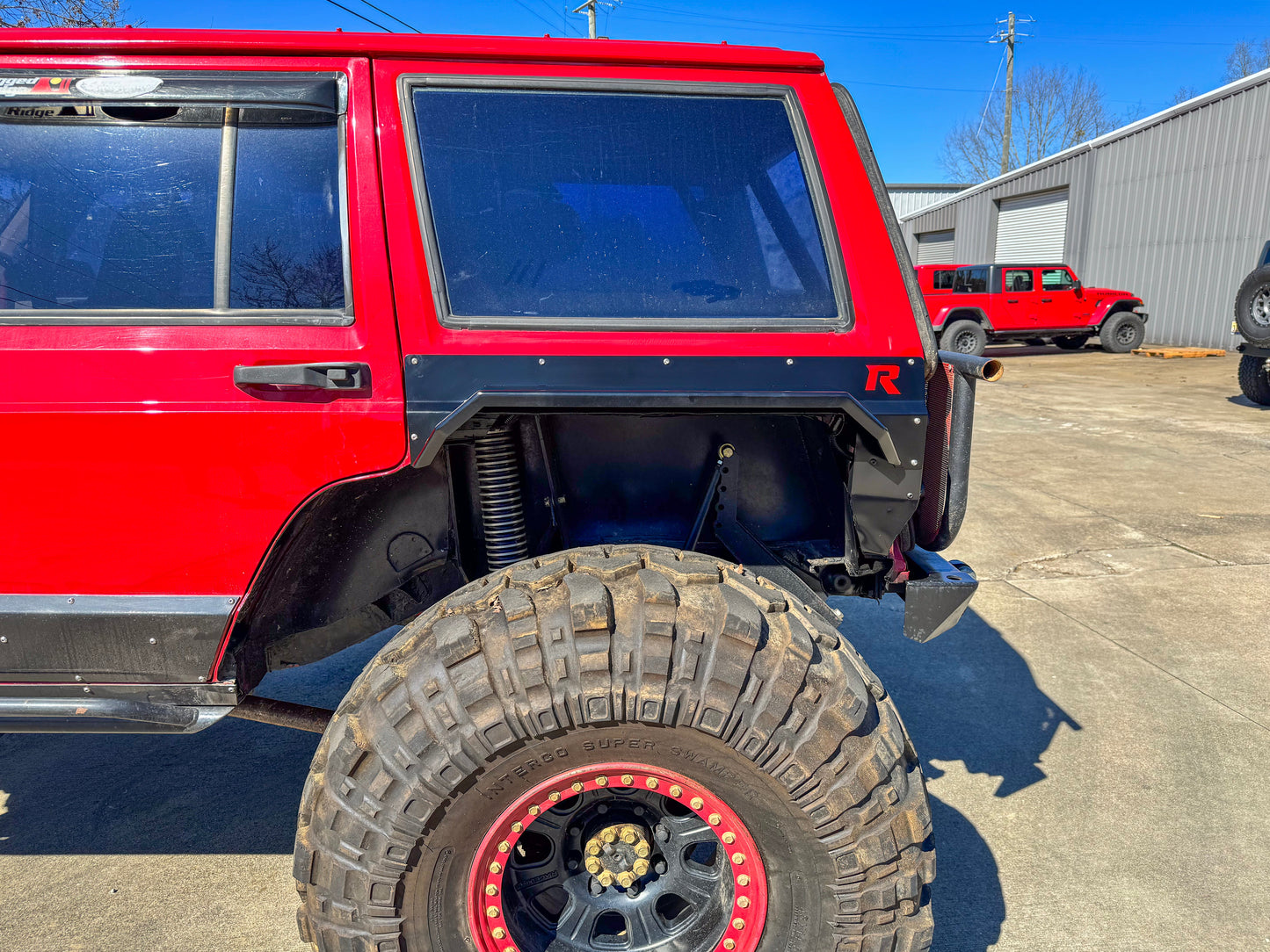 Rusty's XJ Front and Rear Crawler High Clearance Steel Fender Flare Package - XJ 4-Door