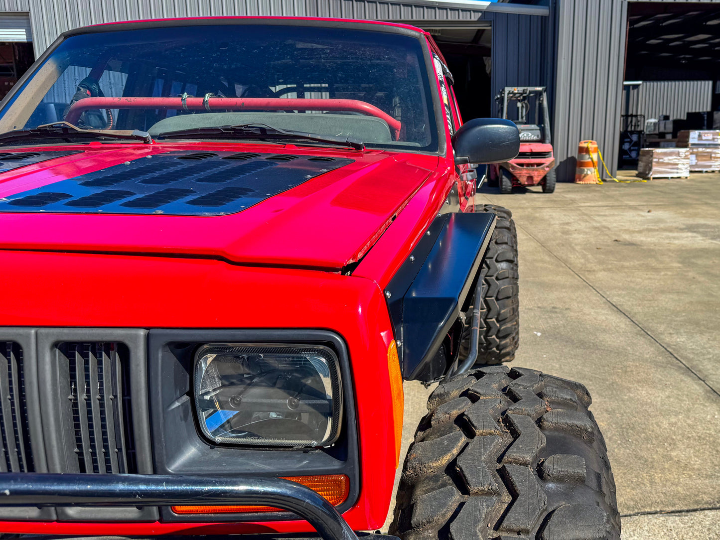 Rusty's XJ Front and Rear Crawler High Clearance Steel Fender Flare Package - XJ 4-Door