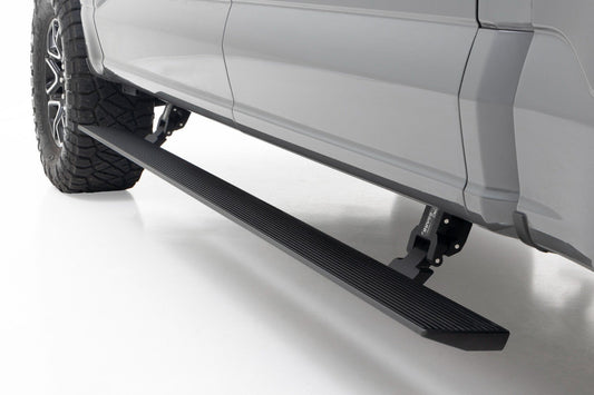 Power Running Boards - Dual Electric Motor - Crew Cab - Ford F-150/Lightning/F-250/F-350/Raptor (15-24)