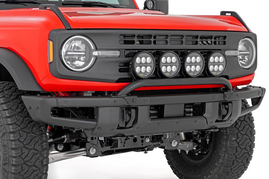 Light Bar Mount - 6.5 Inch Round LED (Quad) - OE Modular Steel - Ford Bronco (21-24)