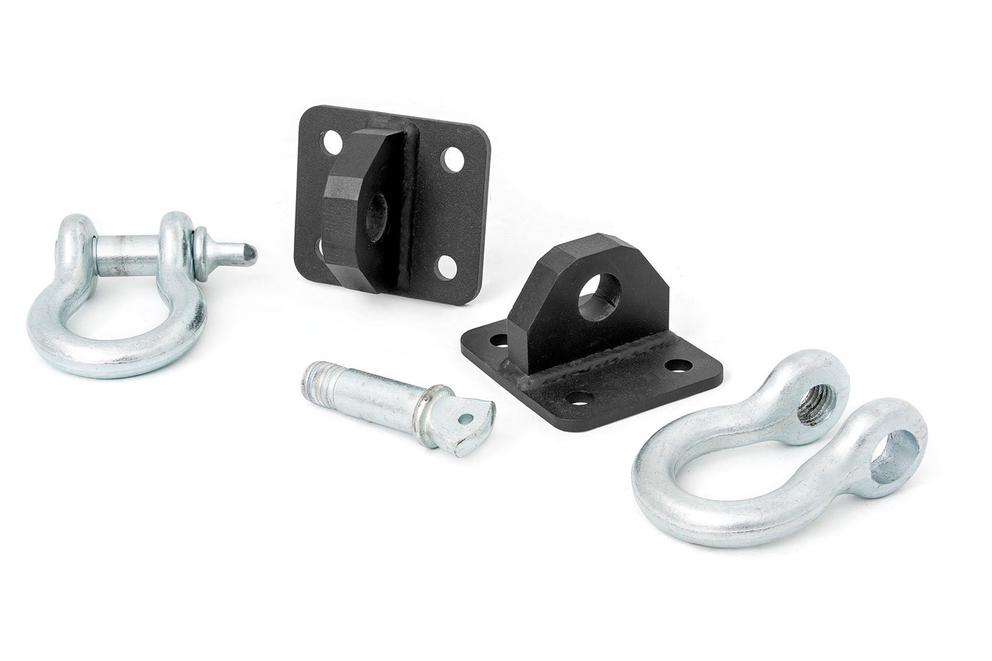 D Ring Shackles and Mounts - TJ Stubby - XJ Winch - Jeep Cherokee XJ (84-01)/Wrangler TJ (97-06)