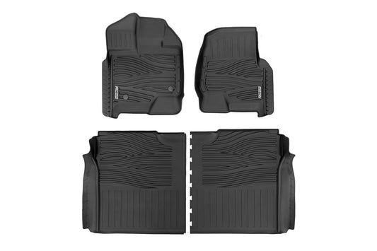 Flex-Fit Floor Mats - FR & RR - Ford F-150 (15-24)/F-150 Lightning (22-24)/Raptor (17-24)