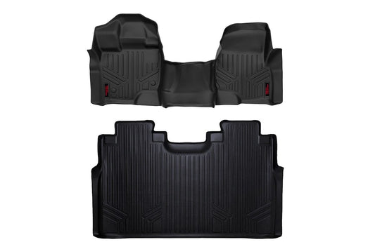 Floor Mats - FR & RR - Over Hump - Ford F-150 (15-24)/F-150 Lightning (22-24)/Raptor (17-24)