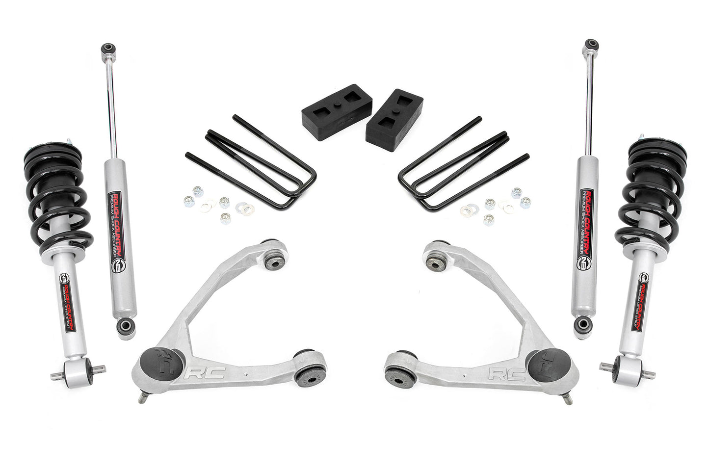 3.5 Inch Lift Kit - Cast Steel - N3 Strut - Chevy/GMC 1500 (07-13)