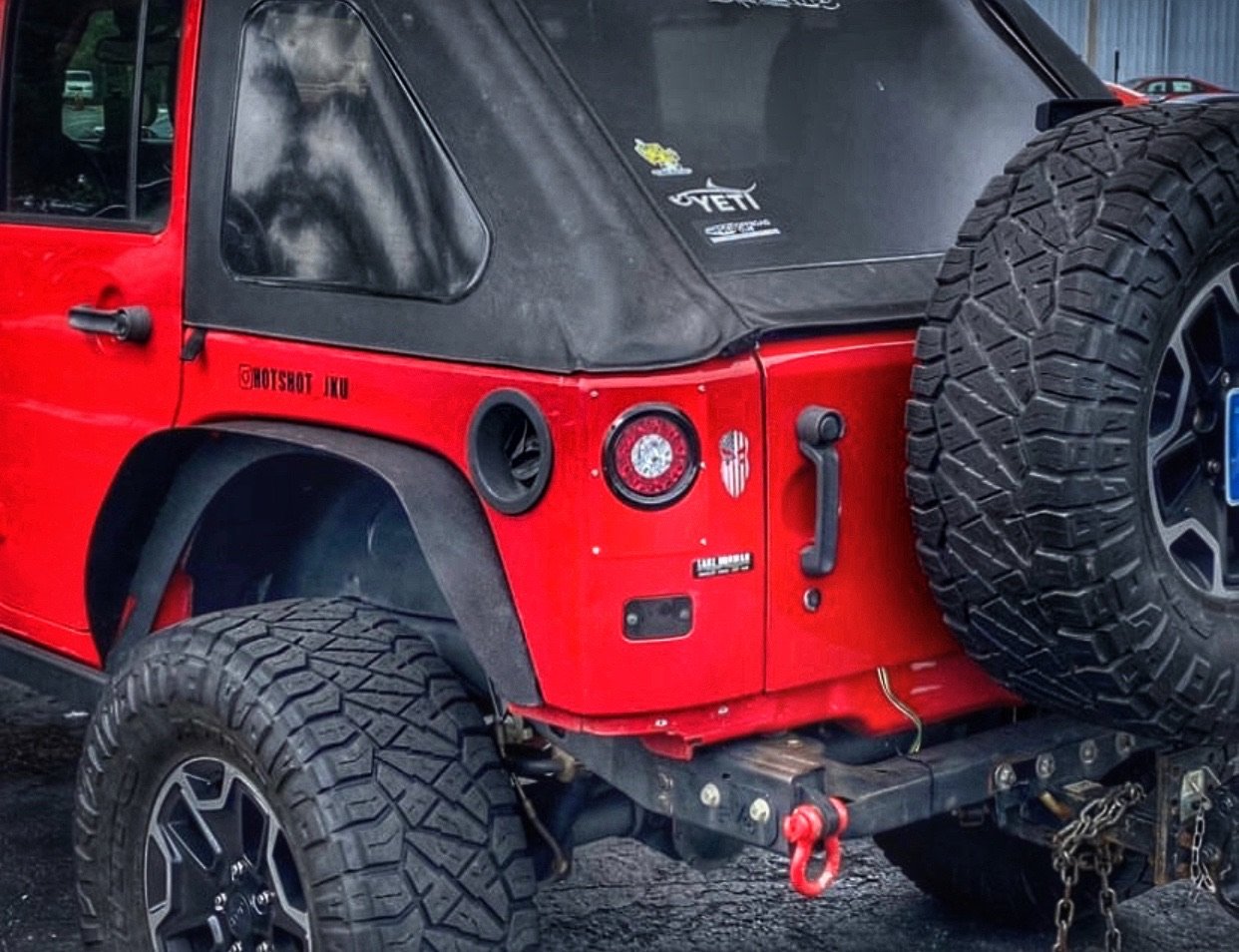 Jeep JK/JKU Round Tail Light Conversion Kit for 07-19 Wrangler JK Motobilt