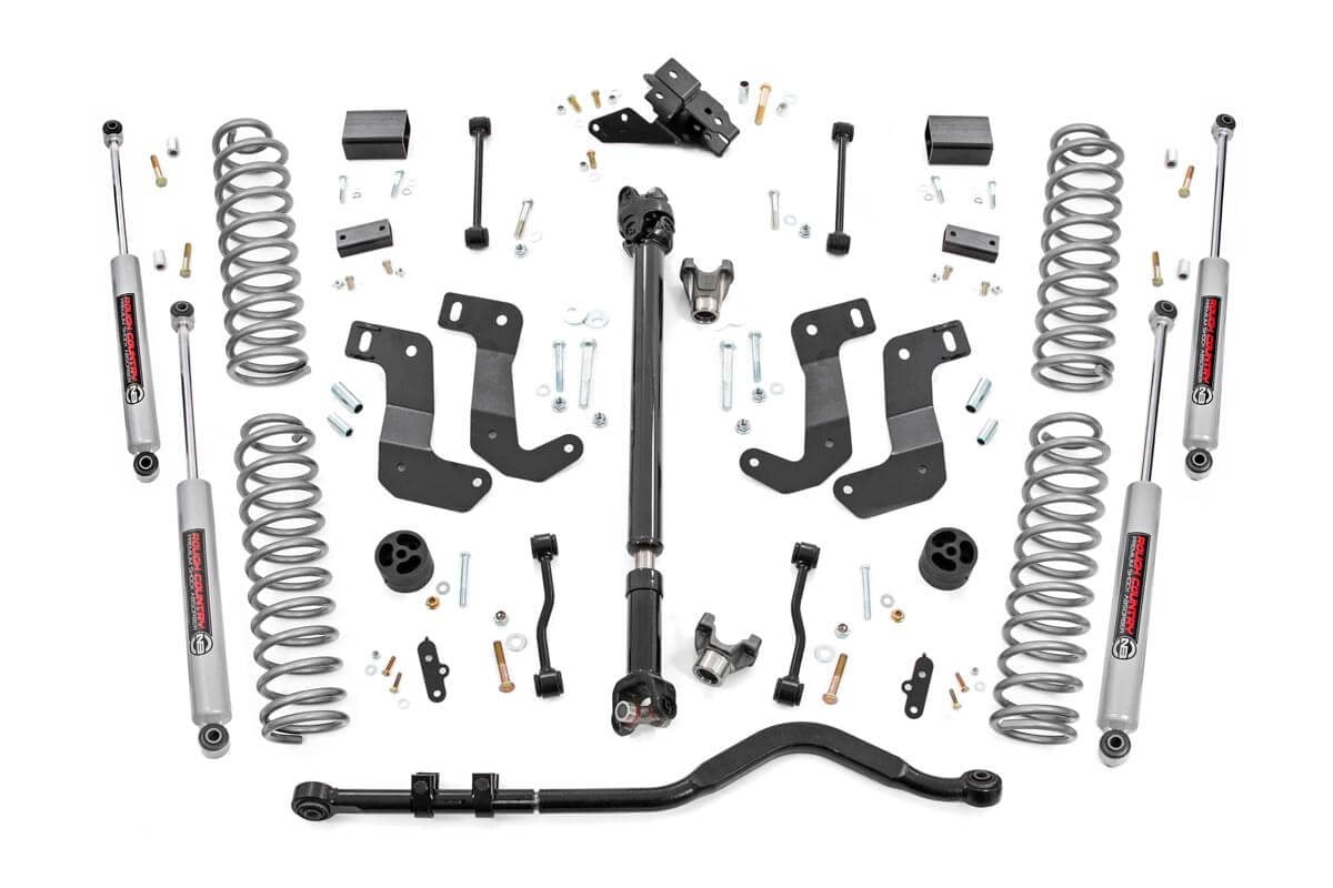 3.5 Inch lift Kit - C/A Drop - FR D/S - Jeep Wrangler Unlimited 4WD (18-23)