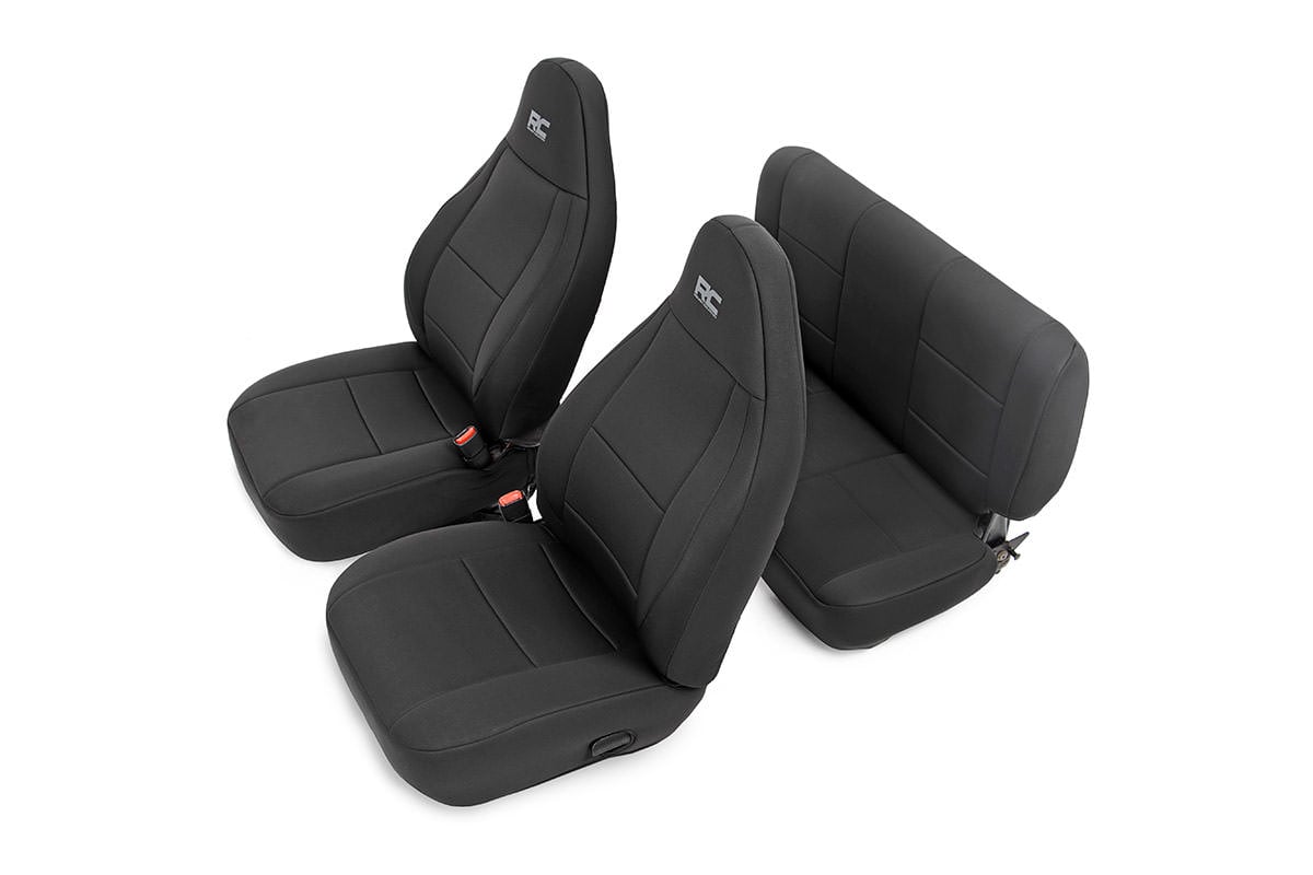 Seat Covers - Front and Rear - Jeep Wrangler TJ (03-06)/Wrangler Unlimited (04-06)