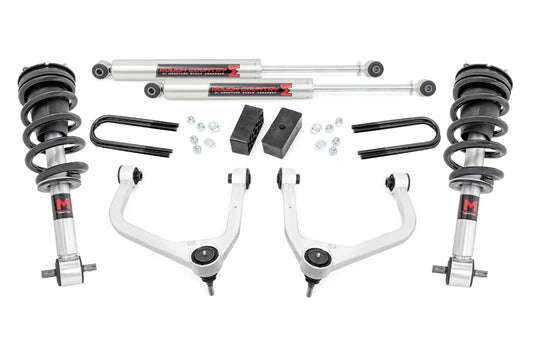 3.5 Inch Lift Kit - Mono Leaf Rear - M1 Struts/M1 - GMC Sierra 1500 (19-24)