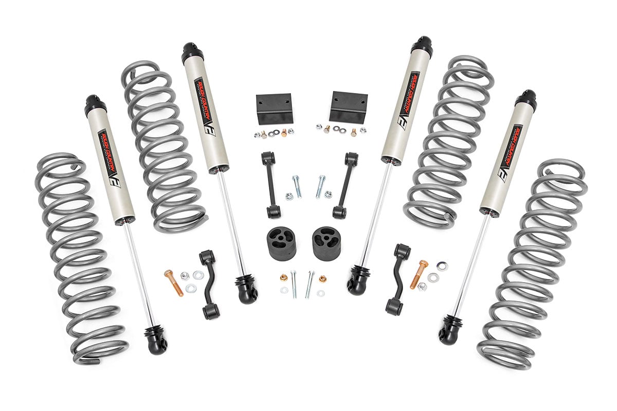 2.5 Inch Lift Kit - Coils - V2 - Jeep Wrangler Unlimited Rubicon 4WD (18-23)