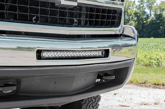 LED Light Mount - Bumper - 20" - Chevy Silverado 1500 (07-13)/Silverado 2500 HD (07-10)