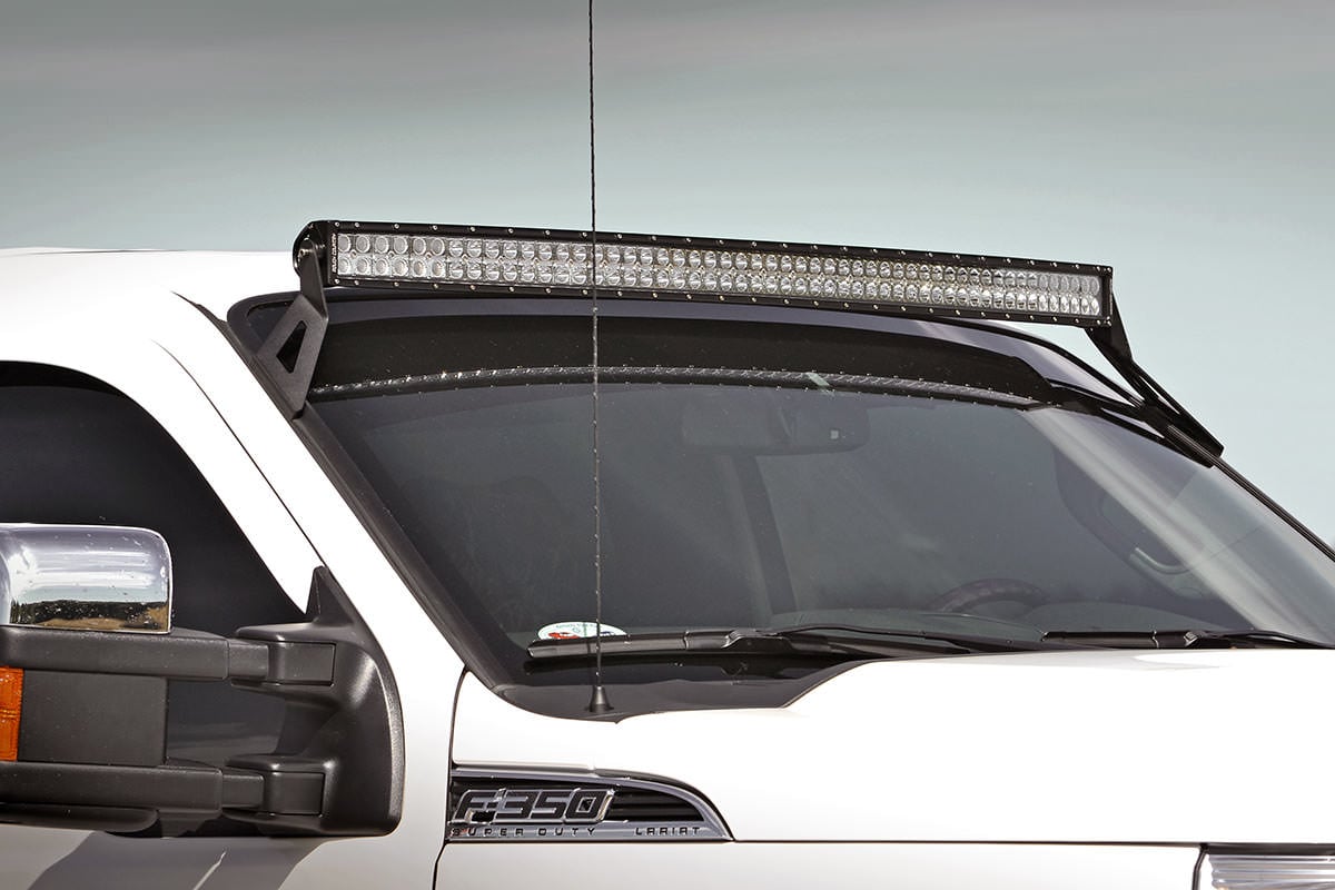 LED Light Mount - Upper Windshield - 54" Curved - Ford F-250/F-350 Super Duty (99-16)