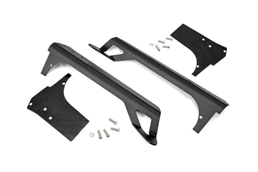 LED Light Mounts - Upper Windshield - 50" - Jeep Wrangler TJ (97-06)/Wrangler Unlimited (04-06)