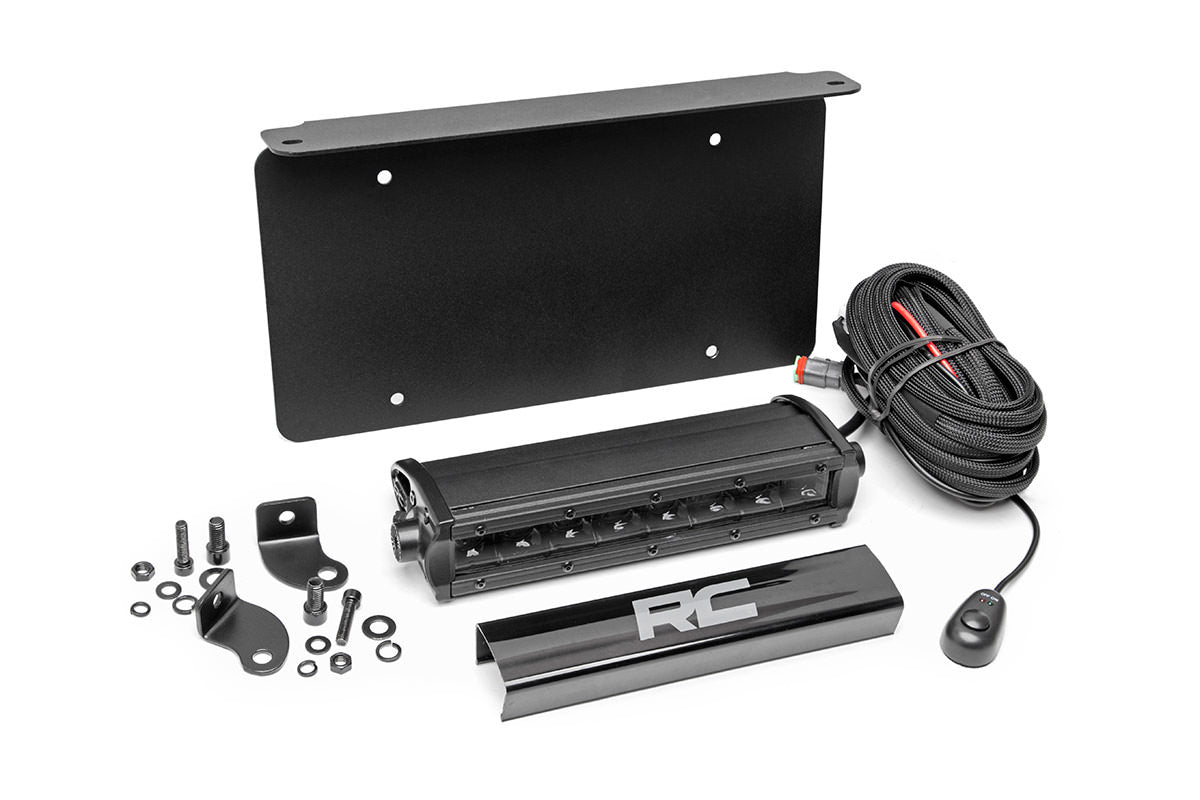 LED Light Kit - License Plate Mount - 8" Single Row Black Series