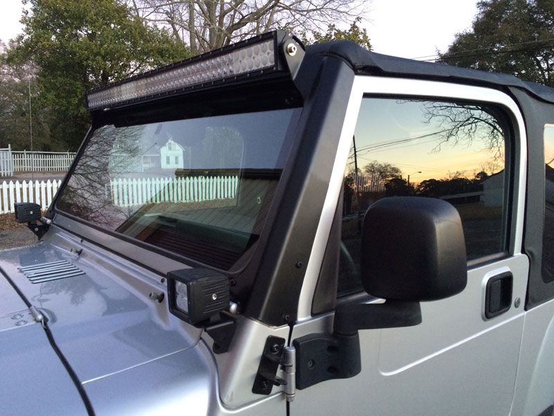 A-Pillar LED Light Mounts for Jeep TJ/LJ