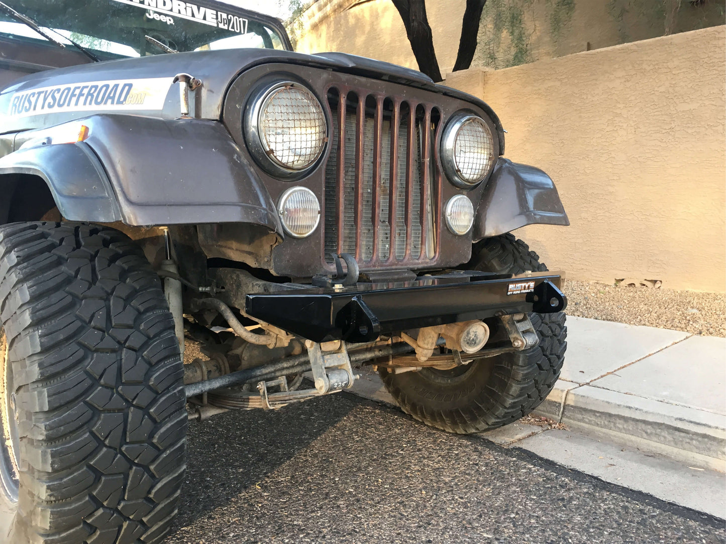 Rusty's Off Road Products - Rusty's Bumper - Trail Front - CJ-5 / CJ-7 / CJ-8