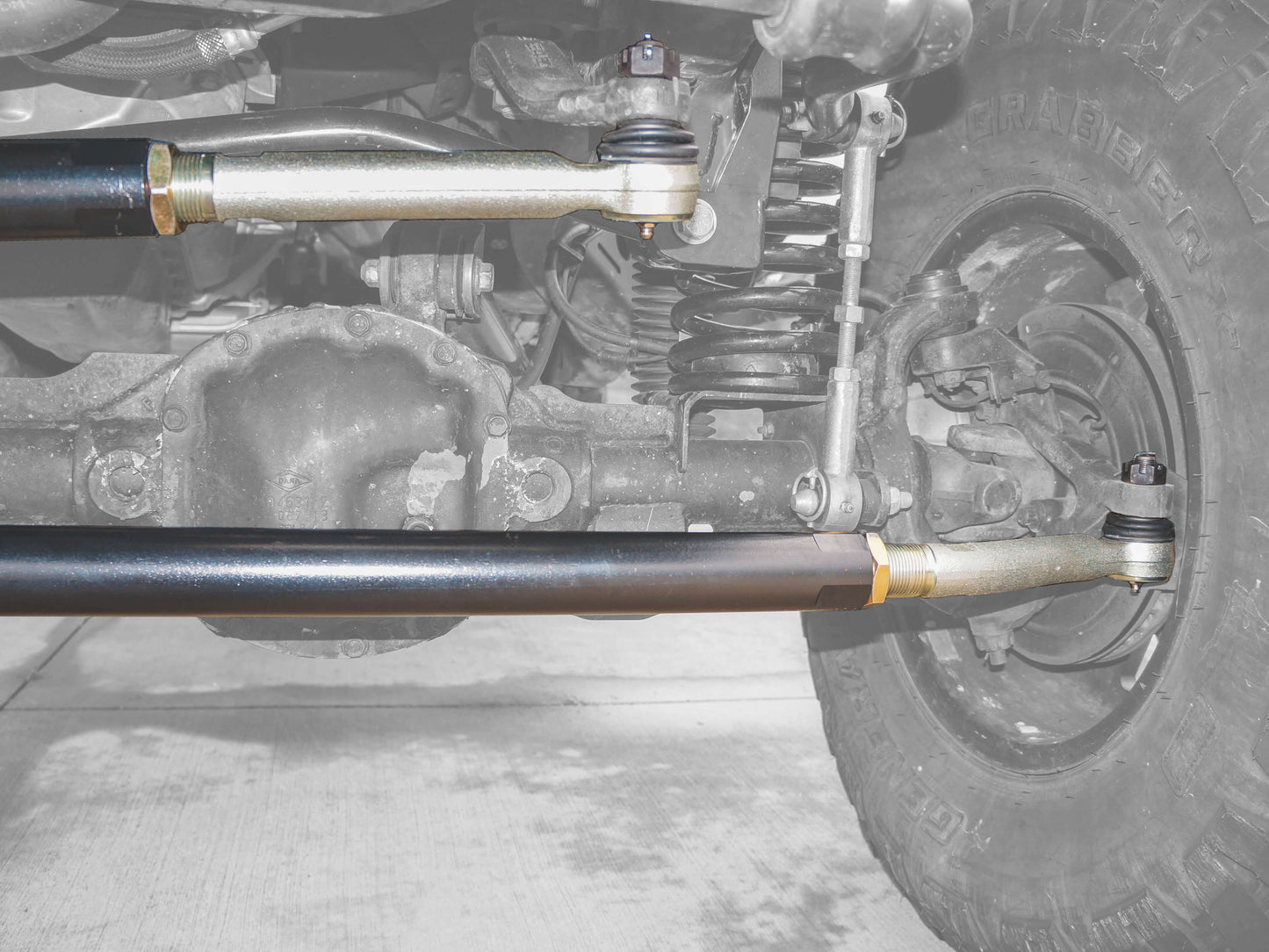 Rusty's Off Road Products - Rusty's HD Steering System - JK Wrangler - Drag Link Flip Configuration