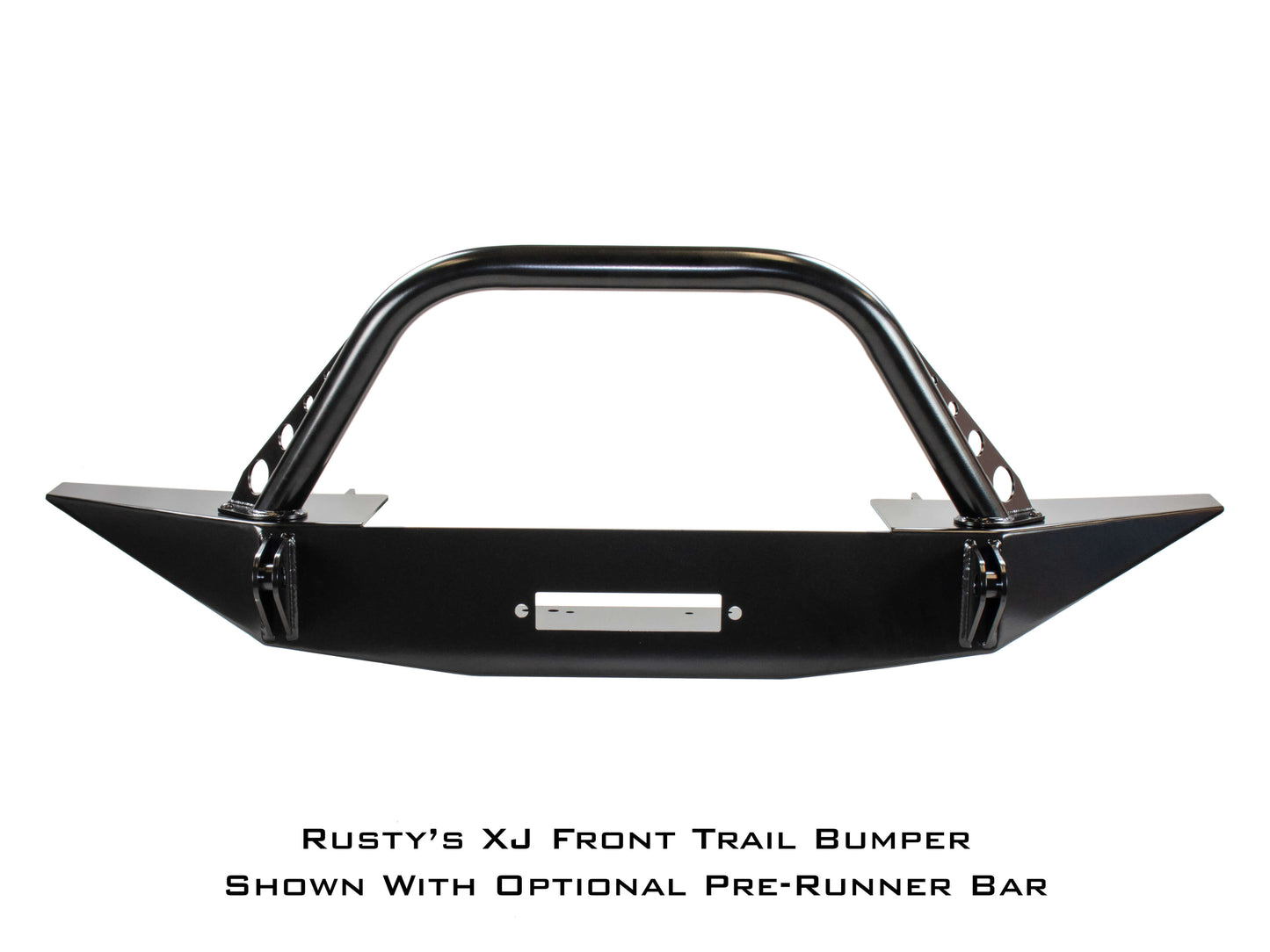 Rusty's Off Road Products - Rusty's Bumper - Front Trail Bumper w/ Upright Winch Mount - XJ