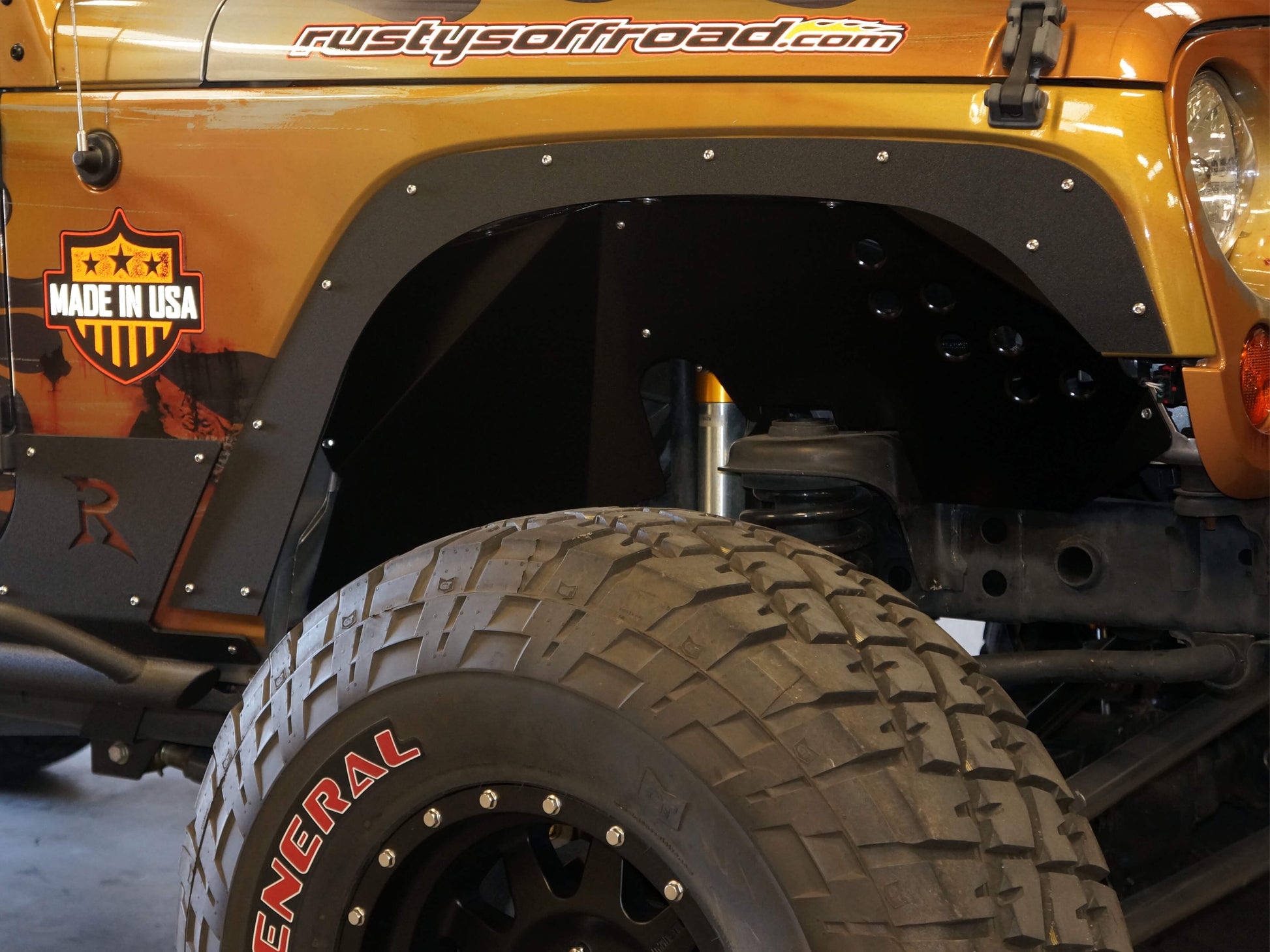 Rusty's Off Road Products - Rusty's Fender Flare Delete Kit - JK