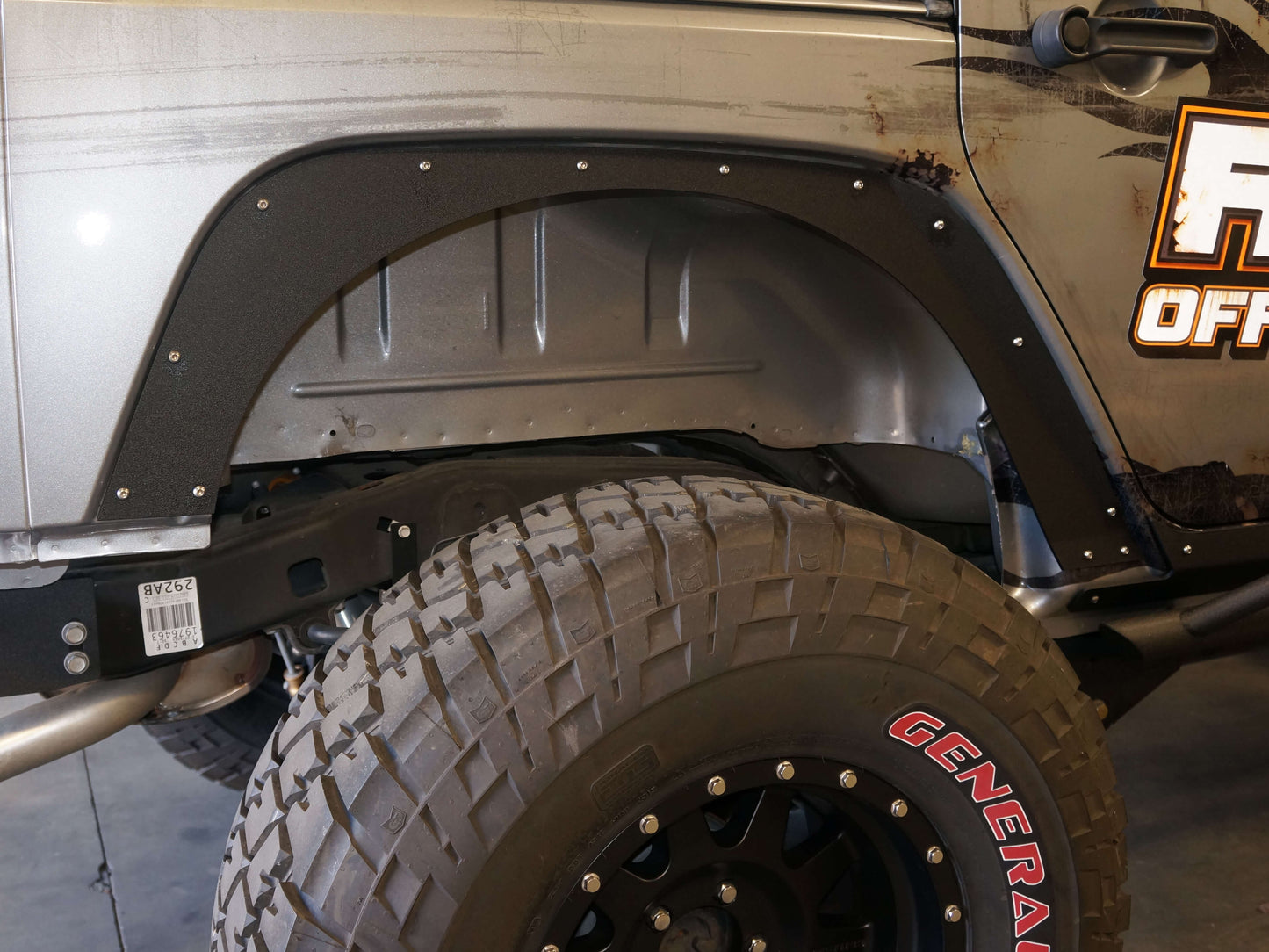 Rusty's Off Road Products - Rusty's Fender Flare Delete Kit - JK