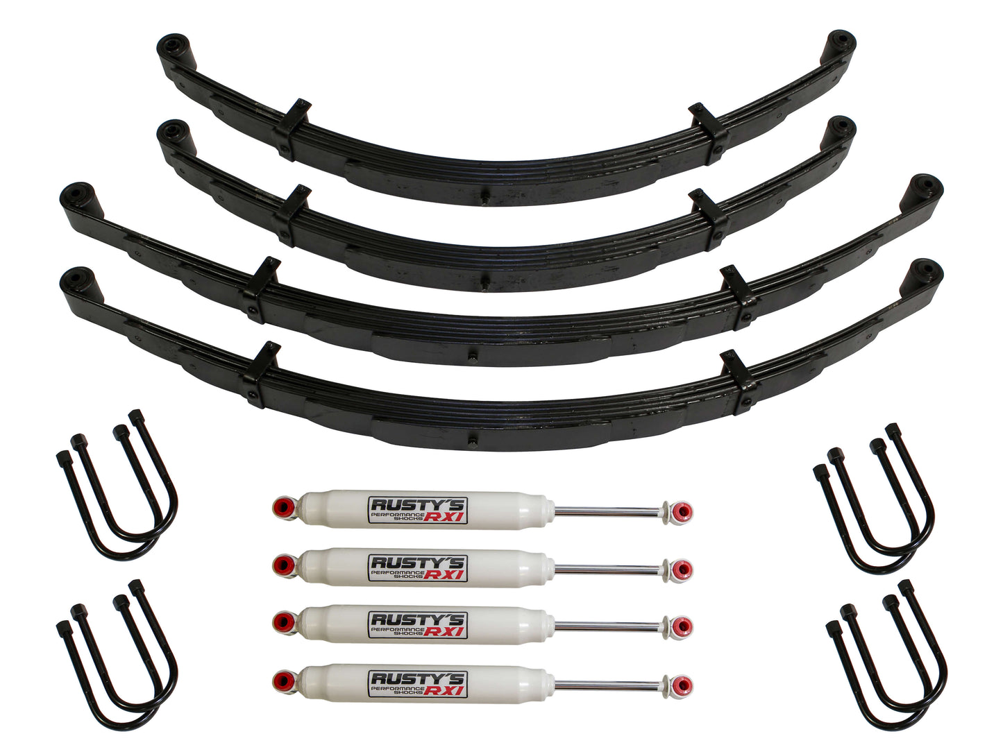 Rusty's Off Road Products - Rusty's FSJ 3.5" - 4" Full Size Spring Pack Lift Kit