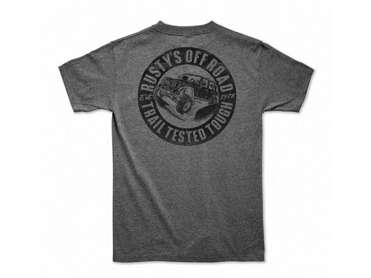 Rusty's Off Road Products - Rusty's Gray Short Sleeve Established 1978 T-Shirt