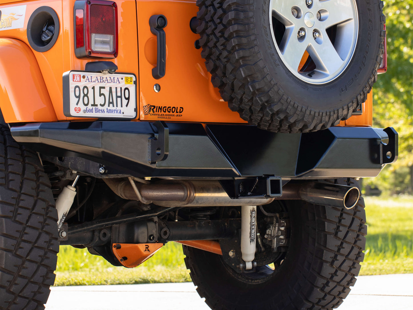 Rusty's Off Road Products - Rusty's JK Wrangler Rear Full Width Trail Bumper - Series 2