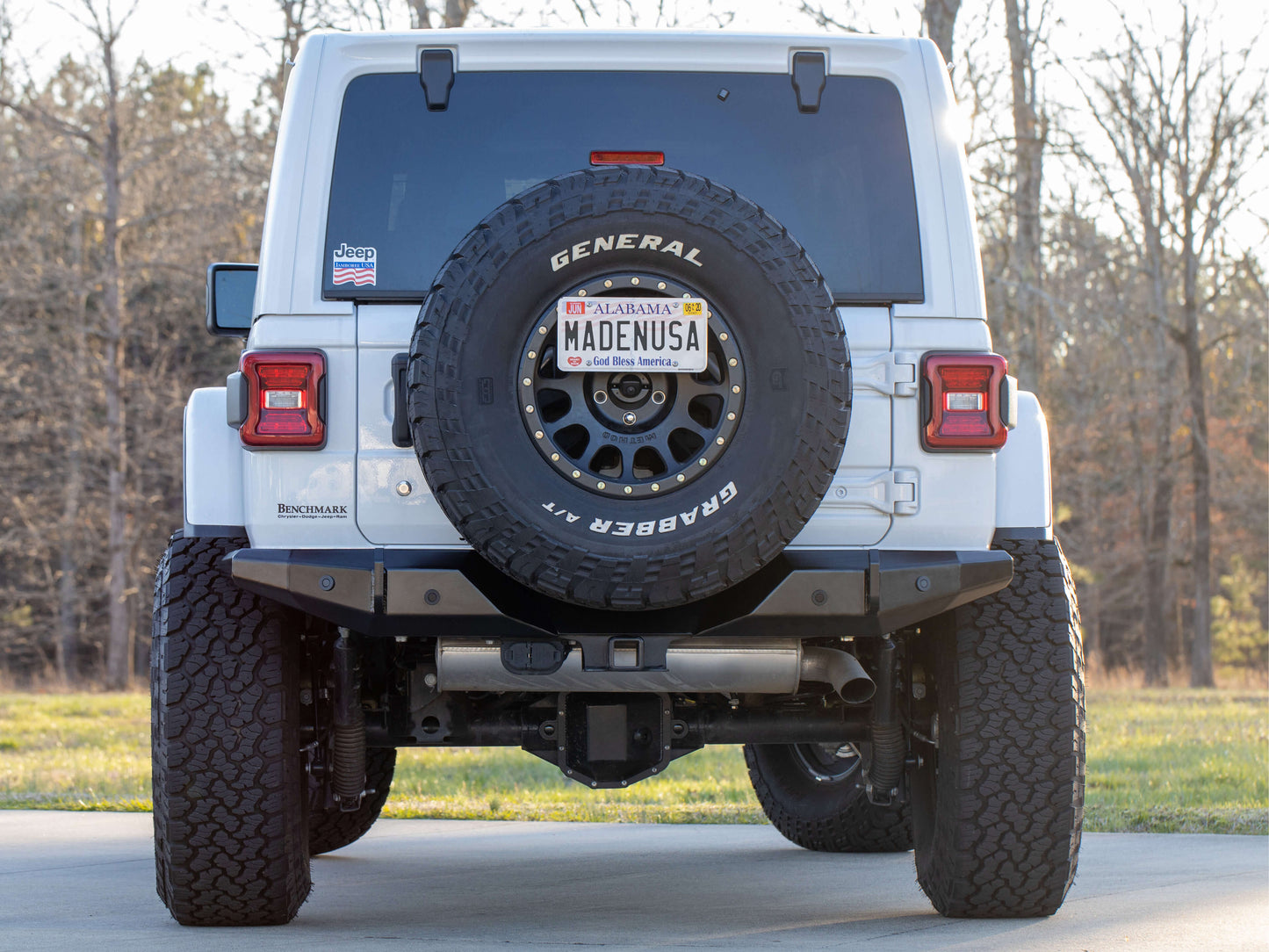 Rusty's Off Road Products - Rusty's JL Wrangler Rear Full Width Trail Bumper - Series 2