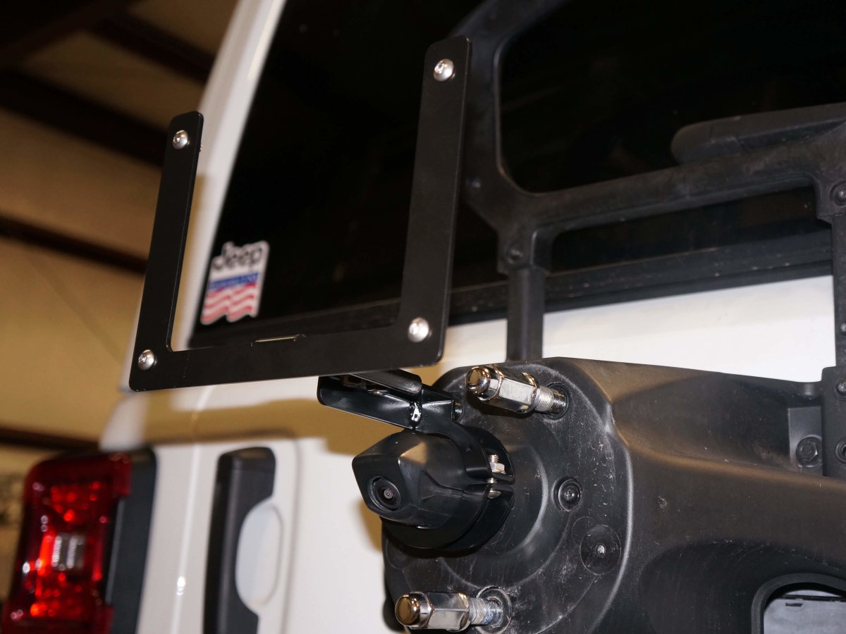 Rusty's Off Road Products - Rusty's License Plate Relocation Bracket - JL Wrangler