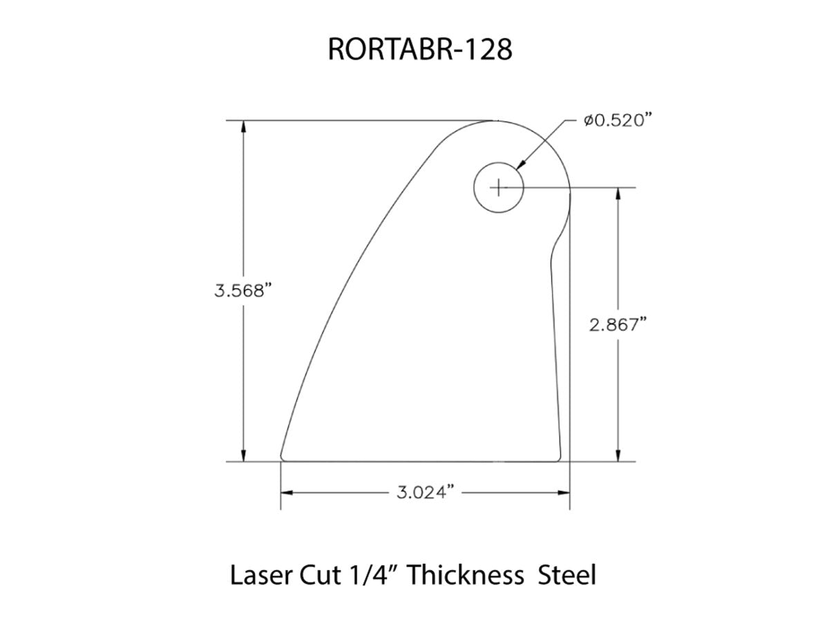 Rusty's Off Road Products - Rusty's Off-Road Custom Tab R-128