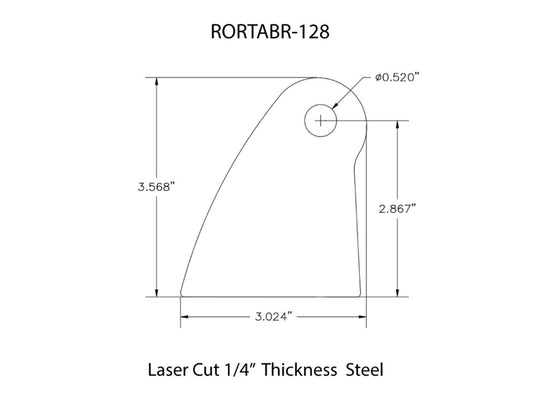 Rusty's Off Road Products - Rusty's Off-Road Custom Tab R-128