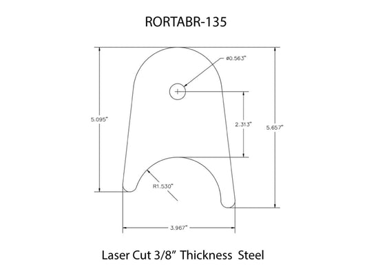 Rusty's Off Road Products - Rusty's Off-Road Custom Tab R-135