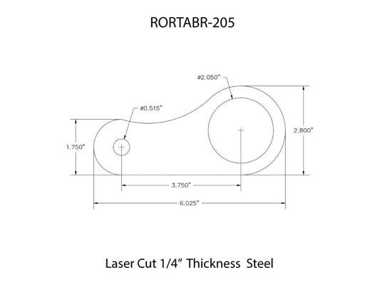 Rusty's Off Road Products - Rusty's Off-Road Custom Tab R-205