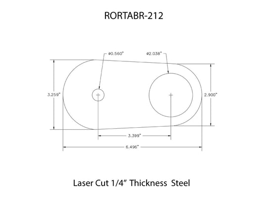 Rusty's Off Road Products - Rusty's Off-Road Custom Tab R-212