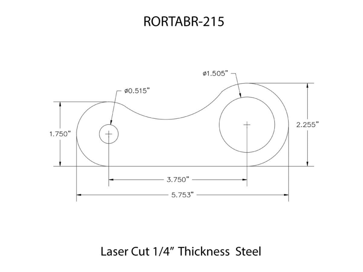 Rusty's Off Road Products - Rusty's Off-Road Custom Tab R-215