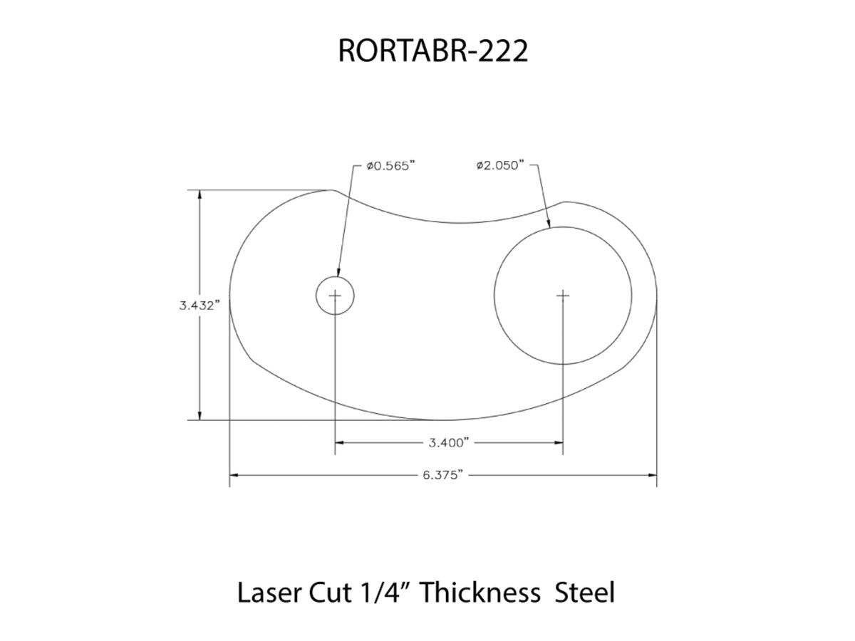 Rusty's Off Road Products - Rusty's Off-Road Custom Tab R-222