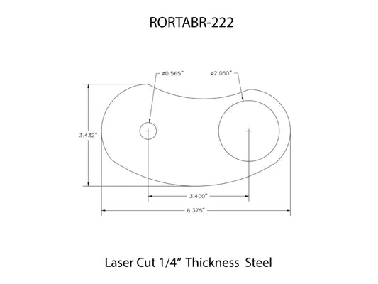 Rusty's Off Road Products - Rusty's Off-Road Custom Tab R-222