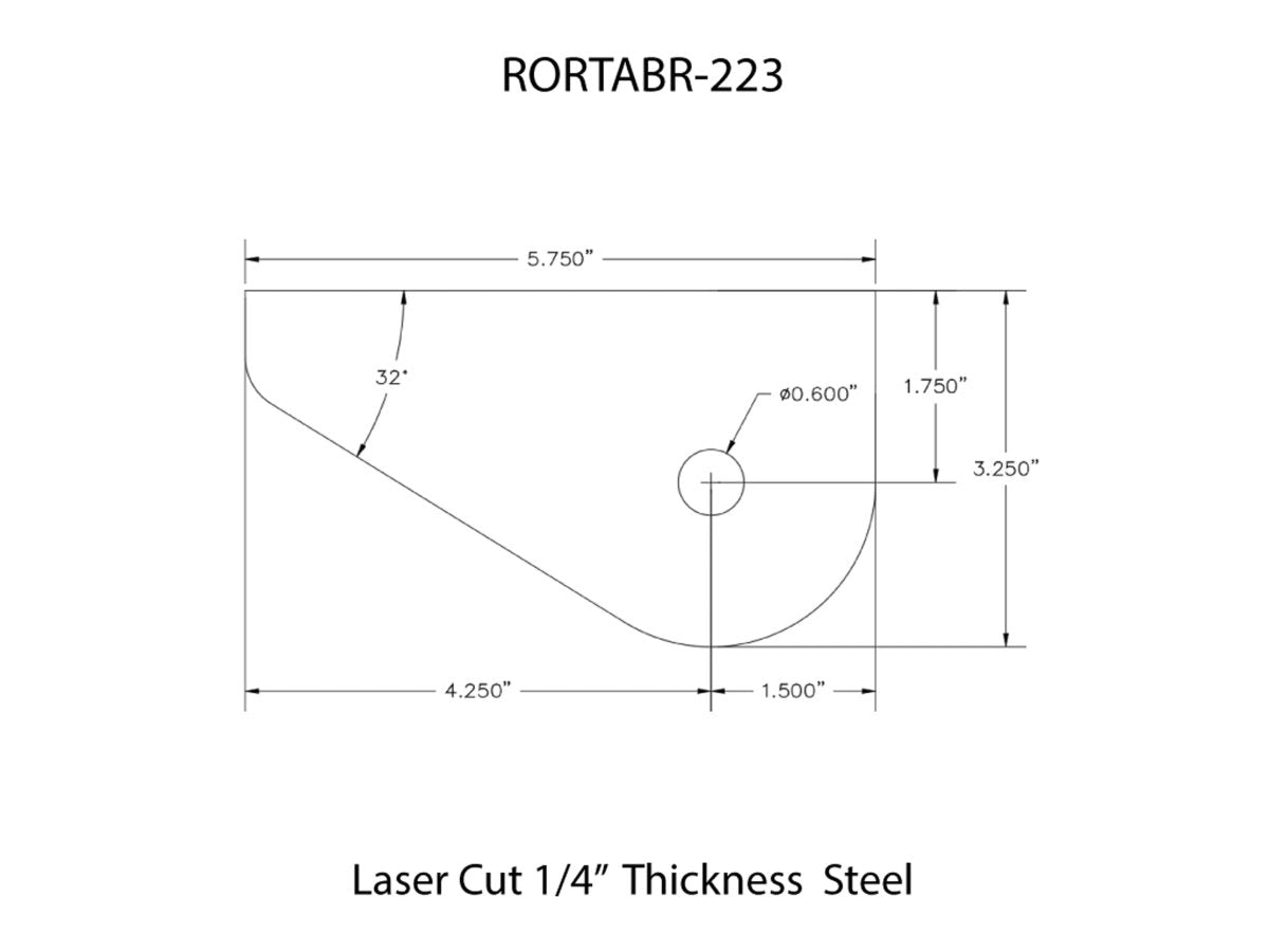 Rusty's Off Road Products - Rusty's Off-Road Custom Tab R-223