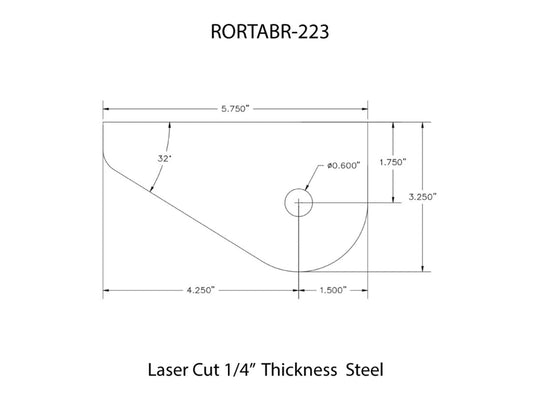 Rusty's Off Road Products - Rusty's Off-Road Custom Tab R-223