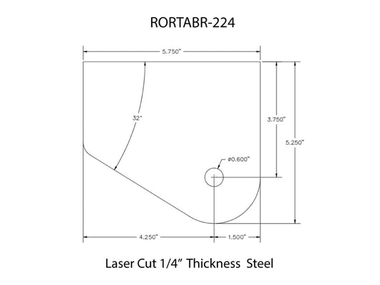 Rusty's Off Road Products - Rusty's Off-Road Custom Tab R-224