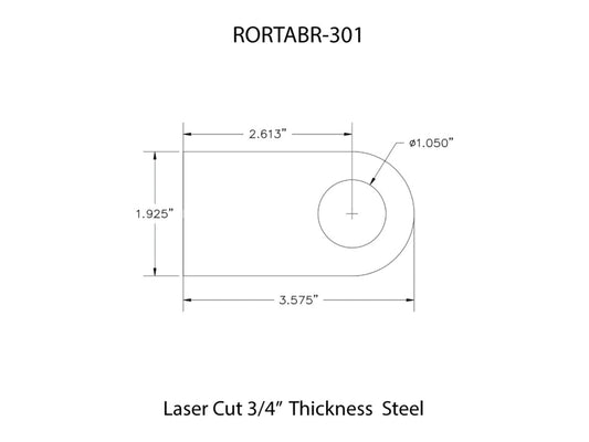 Rusty's Off Road Products - Rusty's Off-Road Custom Tab R-301