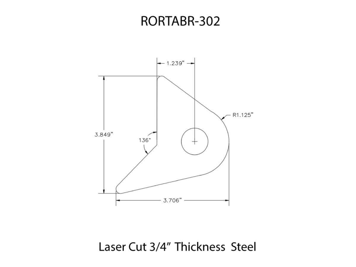 Rusty's Off Road Products - Rusty's Off-Road Custom Tab R-302