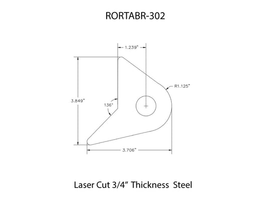 Rusty's Off Road Products - Rusty's Off-Road Custom Tab R-302