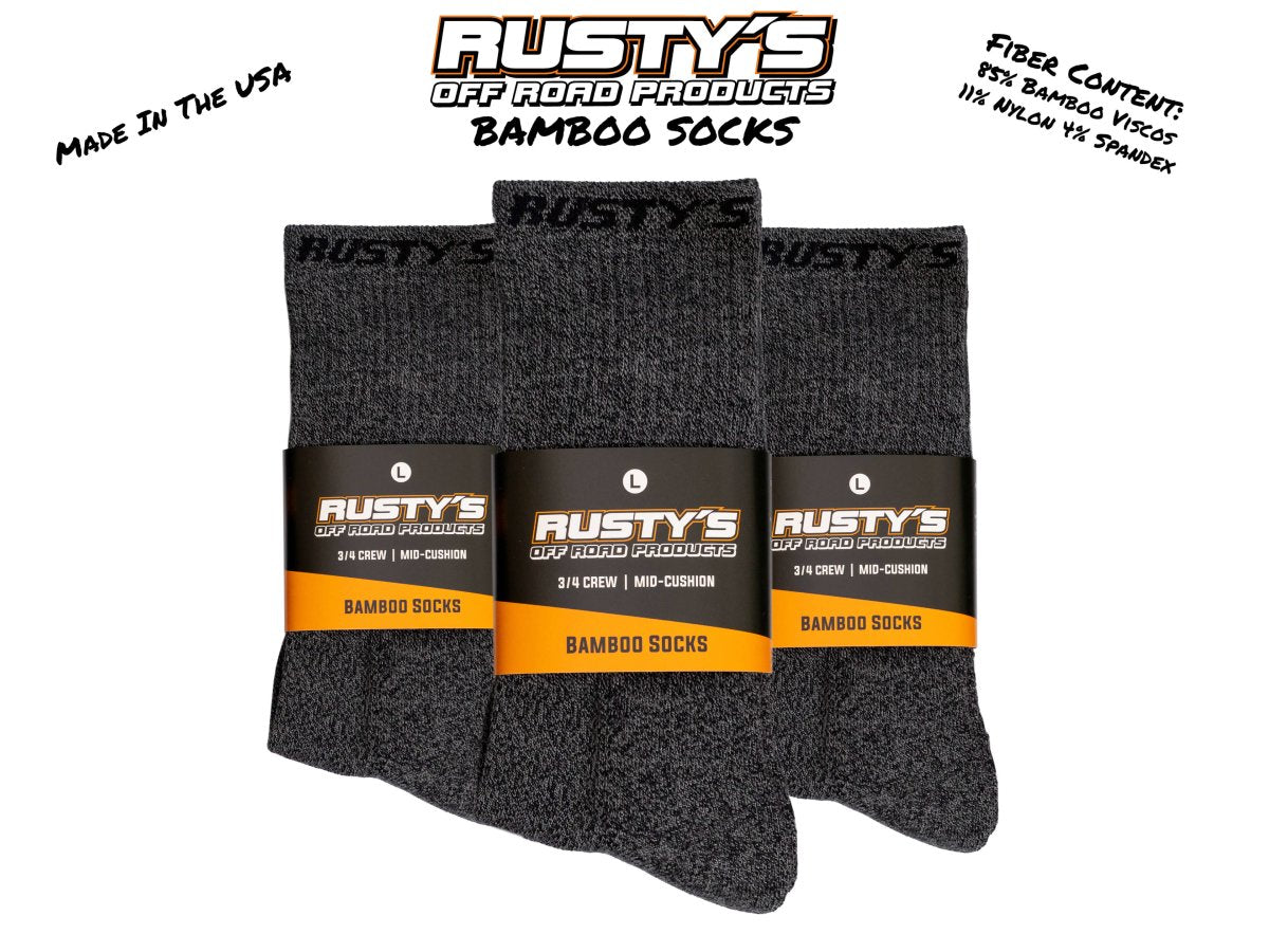 Rusty's Off Road Products - Rusty's Off-Road Sock "Concrete"