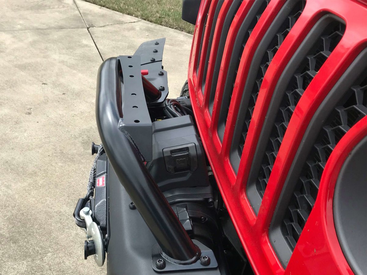 Rusty's Off Road Products Pre Runner Bar with Light Bar Mount for 2018+ JL Wrangler/2020+ JT Gladiator w/Factory Steel Bumper