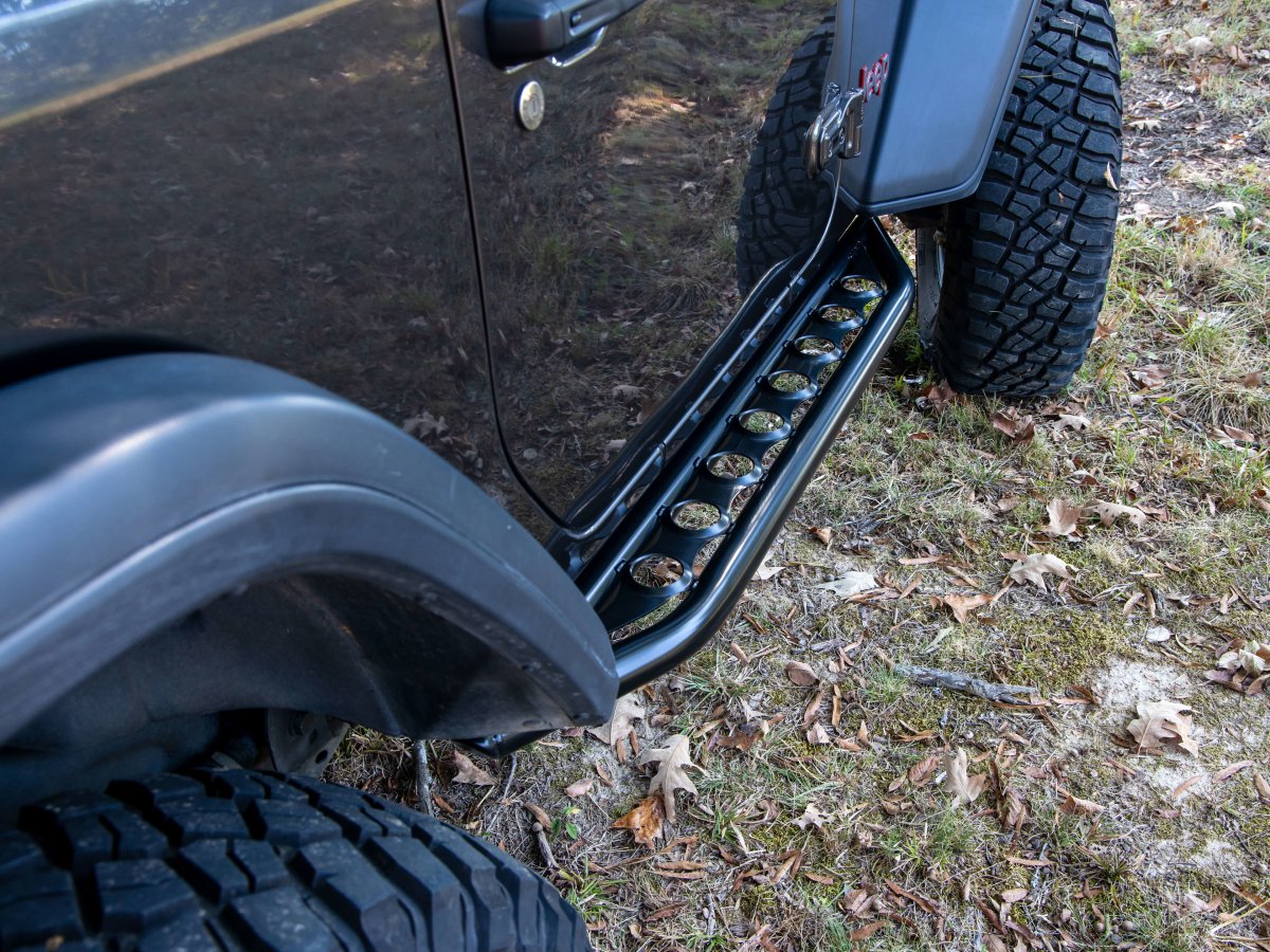 Rusty's Off Road Products - Rusty's SideStep Rocker Armor - 2018 and Later JL Wrangler 2-Door