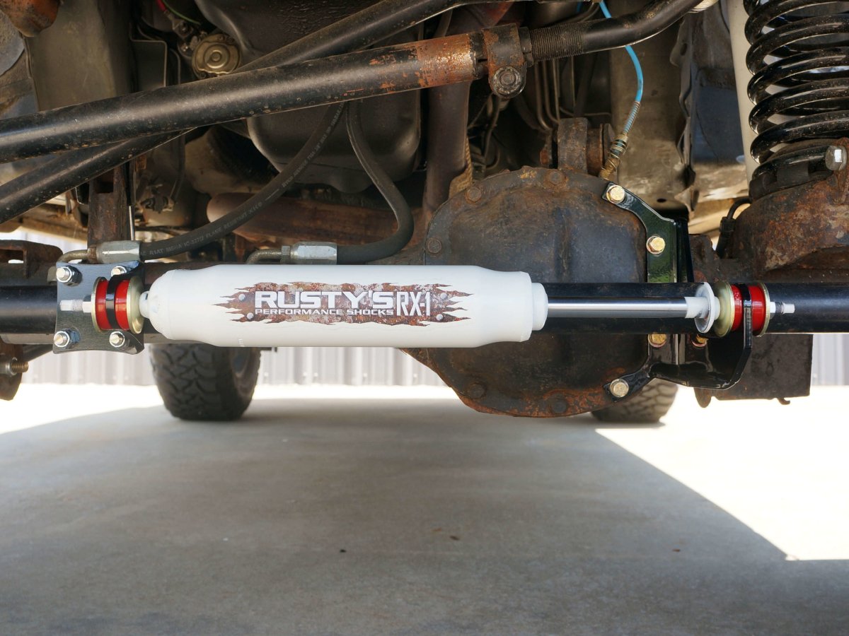 Rusty's Off Road Products - Rusty's Stabilizers - Double Steering WJ - D30 One Cylinder Add-On