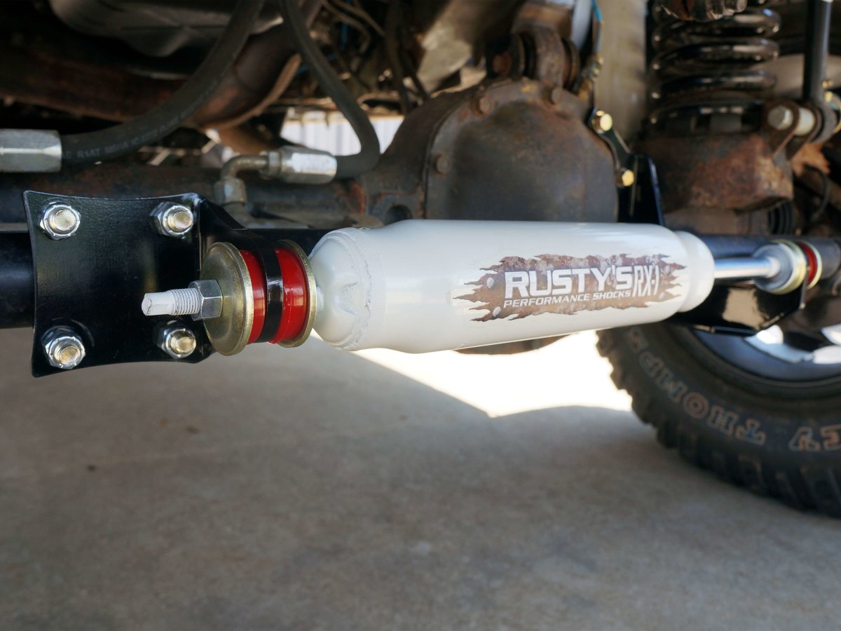 Rusty's Off Road Products - Rusty's Stabilizers - Double Steering WJ - D30 One Cylinder Add-On